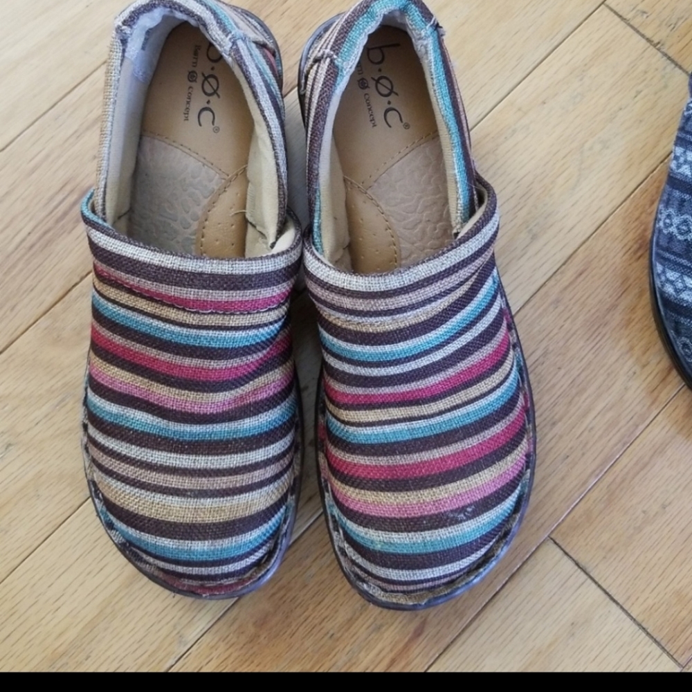 Stripe multi BOC Clogs